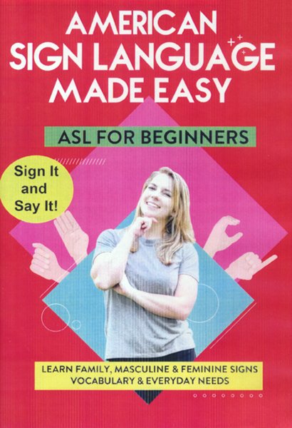 Learn Family, Masculine & Feminine Signs, Vocabulary & Everyday Needs DVD