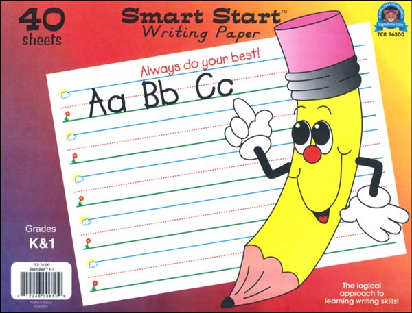 Smart Start Grades K and 1 Writing Paper: 40 sheet tablet