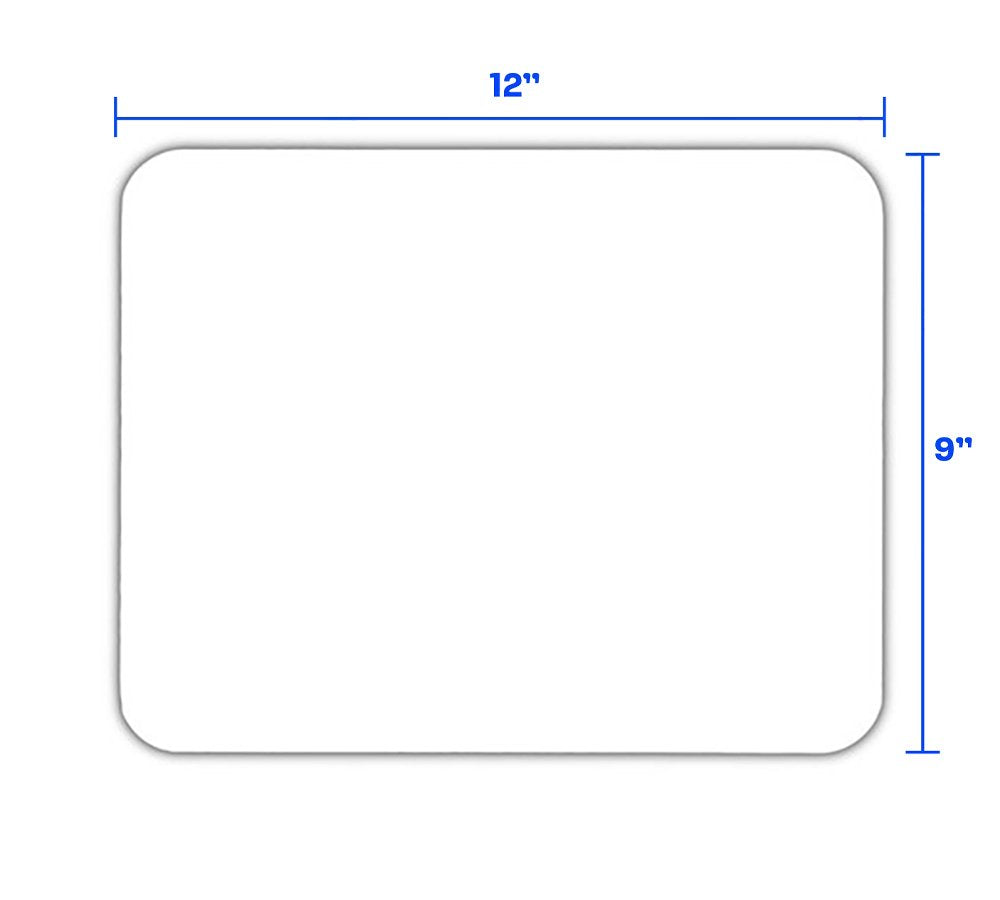 9 x 12 Dry Erase Board Nipped Corners Bulk