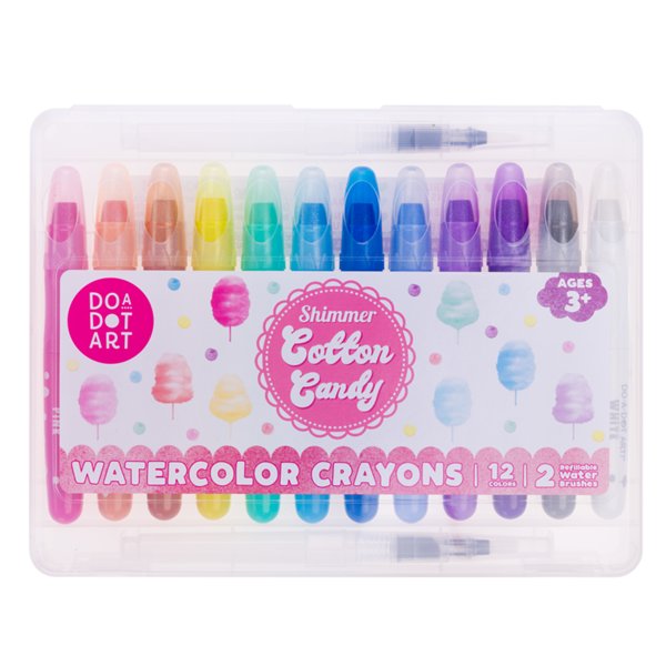 Do-A-Dot Cotton Candy Shimmer Watercolor Crayons (pkg. of 12)