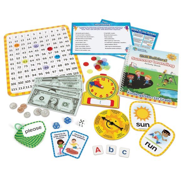 Skill Builders! Summer Learning Activity Set: Kindergarten - 1st Grade