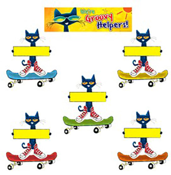 Pete the Cat Groovy Classroom Jobs Mini Bulletin Board