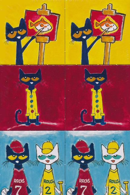 Pete the Cat Meow Match Game