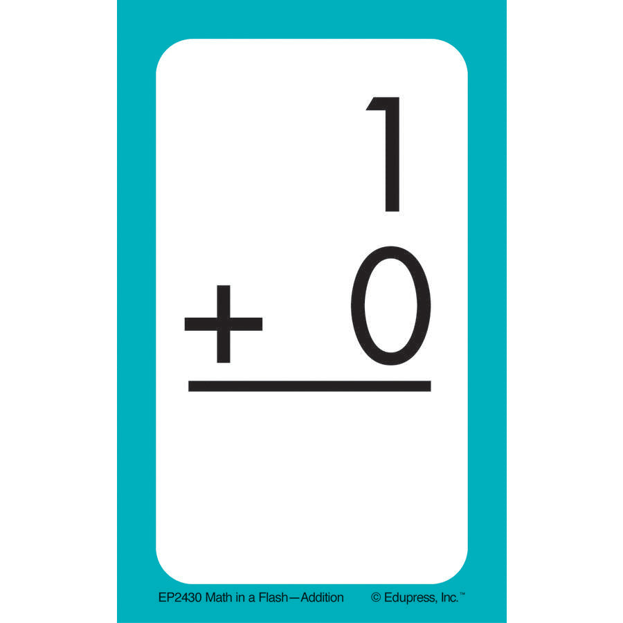 Math in a Flash Flashcards: Addition