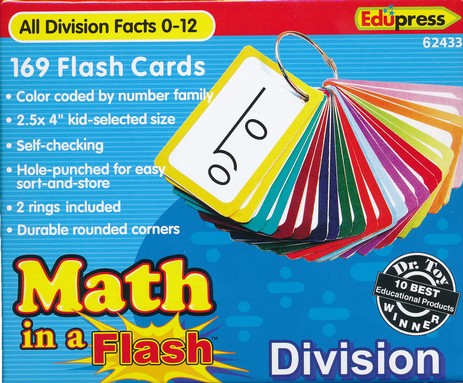 Math in a Flash Flashcards: Division