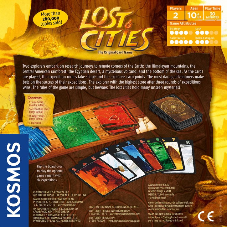 Lost Cities Card Game