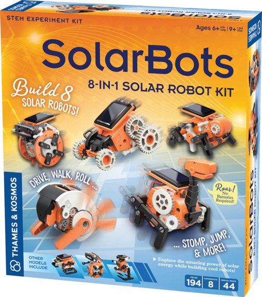 SolarBots, 8-in-1 Solar Robot Kit