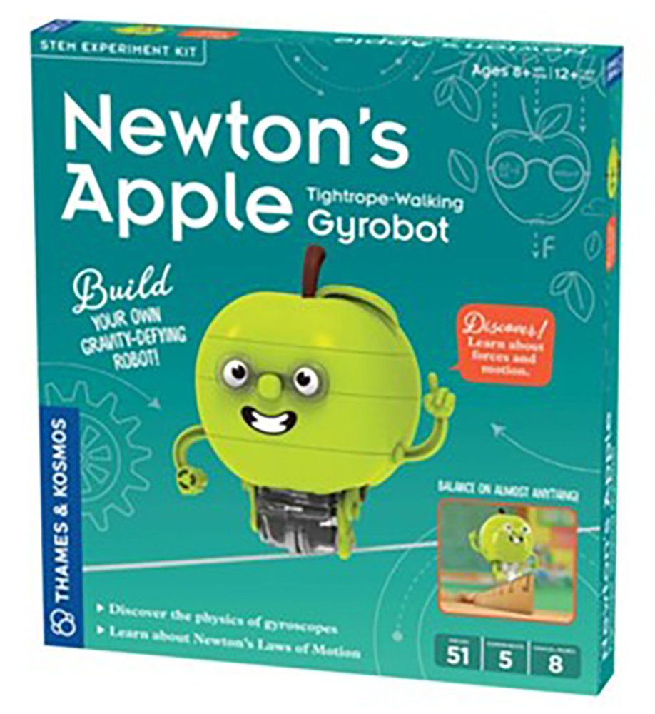 Newton's Apple: Tightrope-Walking Gyrobot