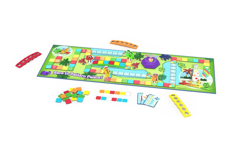 Numberblocks Race to Pattern Palace Board Game