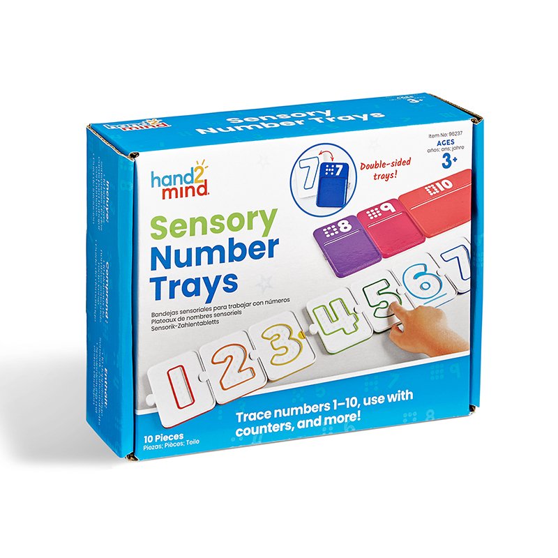 Sensory Number Trays