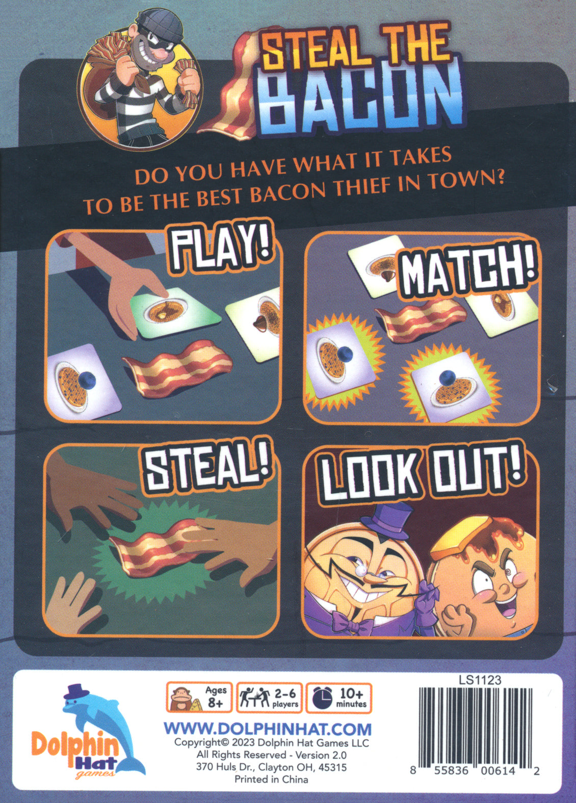 Steal The Bacon Card Game