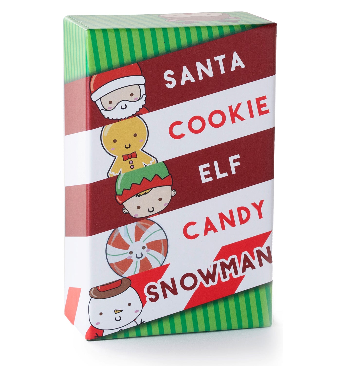 Santa Cookie Elf Candy Snowman Card Game