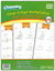 Channie's One Page A Day Triple Digit Blank Math Practice Ream of Double-Sided Pages (Pack of 125)