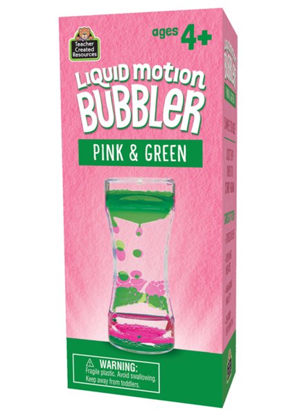 Pink & Green Liquid Motion Bubbler