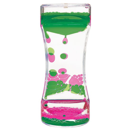 Pink & Green Liquid Motion Bubbler