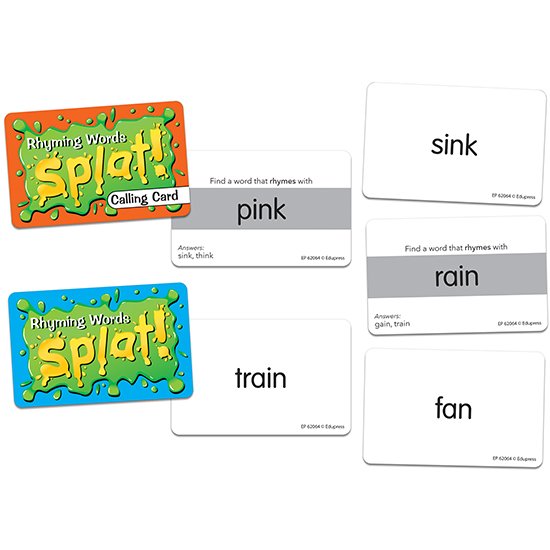 Splat Game: Rhyming Words