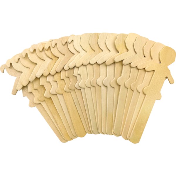 STEM Basics: People-Shaped Craft Sticks (50 pieces)