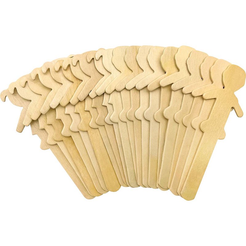 STEM Basics: People-Shaped Craft Sticks (50 pieces)