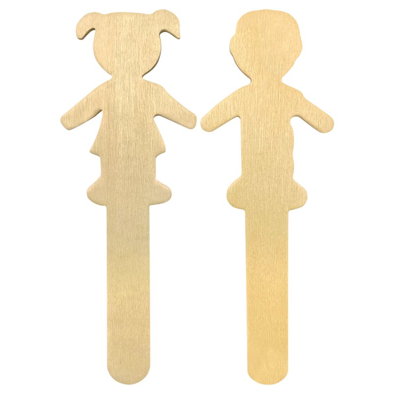 STEM Basics: People-Shaped Craft Sticks (50 pieces)