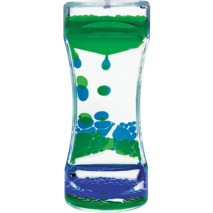 Green & Blue Liquid Motion Bubbler