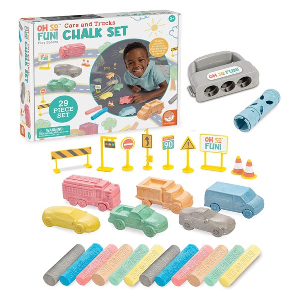 Oh So Fun! Cars and Trucks Chalk Set