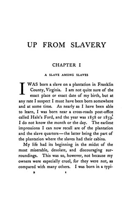 Up from Slavery