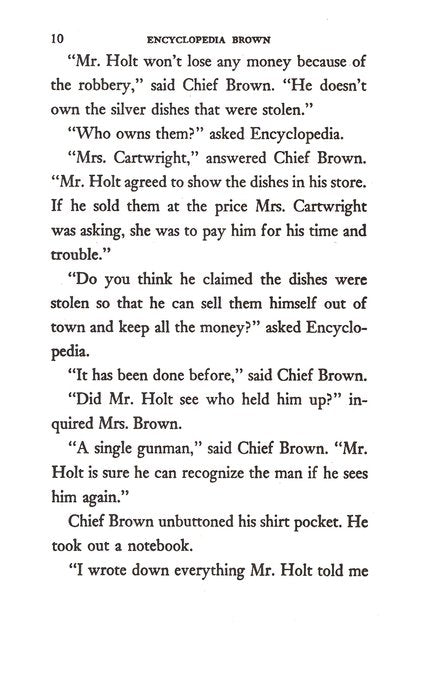 Encyclopedia Brown Keeps the Peace