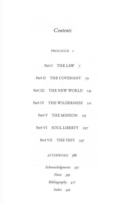 Roger Williams and the Creation of the American Soul:  Church, State, and the Birth of Liberty