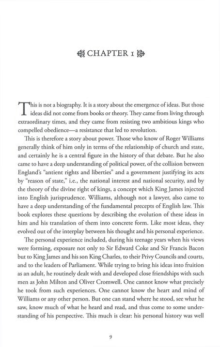 Roger Williams and the Creation of the American Soul:  Church, State, and the Birth of Liberty