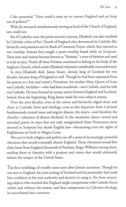 Roger Williams and the Creation of the American Soul:  Church, State, and the Birth of Liberty