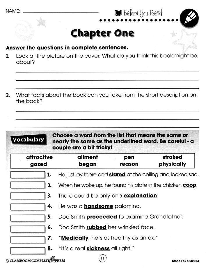 Stone Fox Literature Kit Grades 3-4