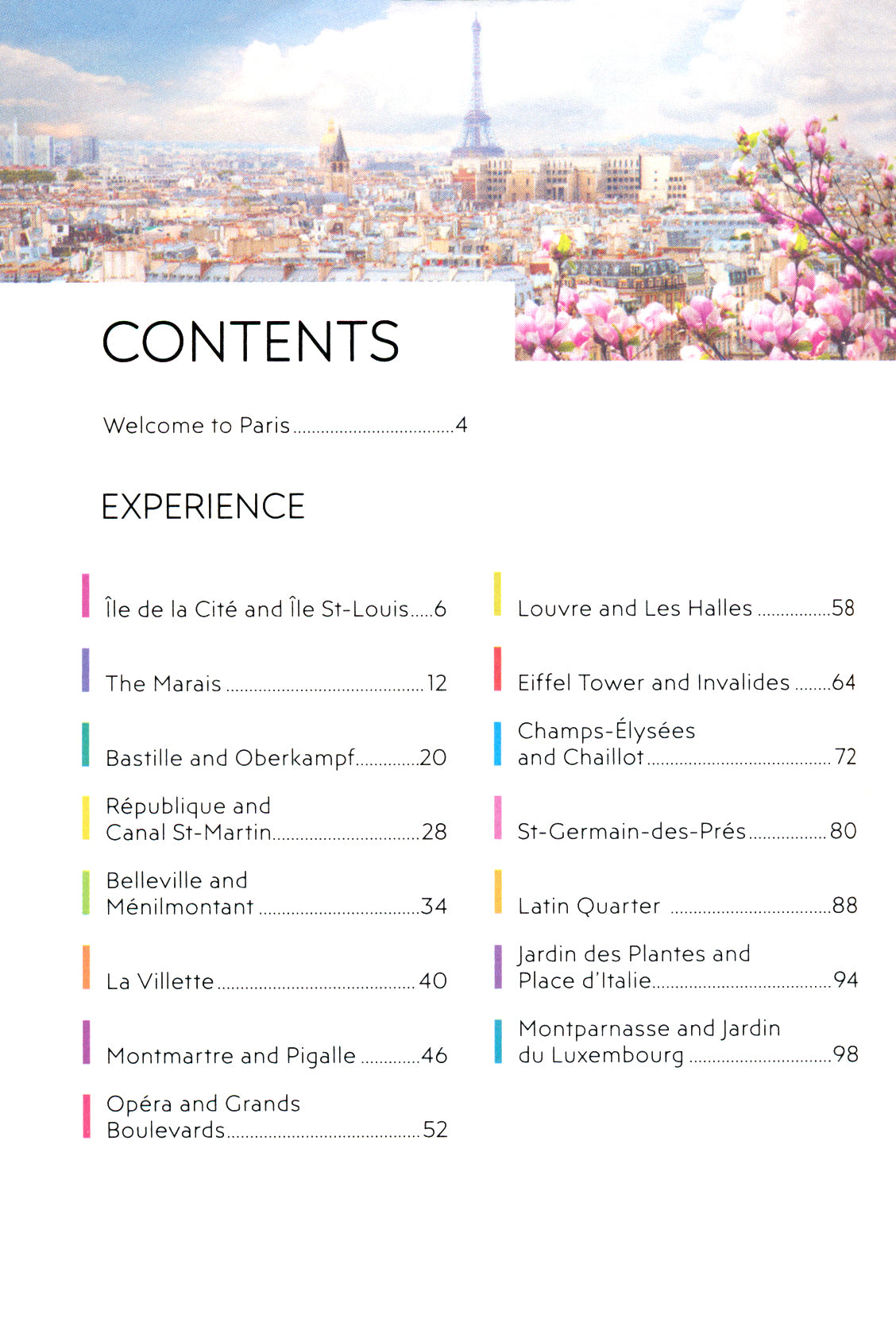DK Eyewitness Paris Mini Map and Guide