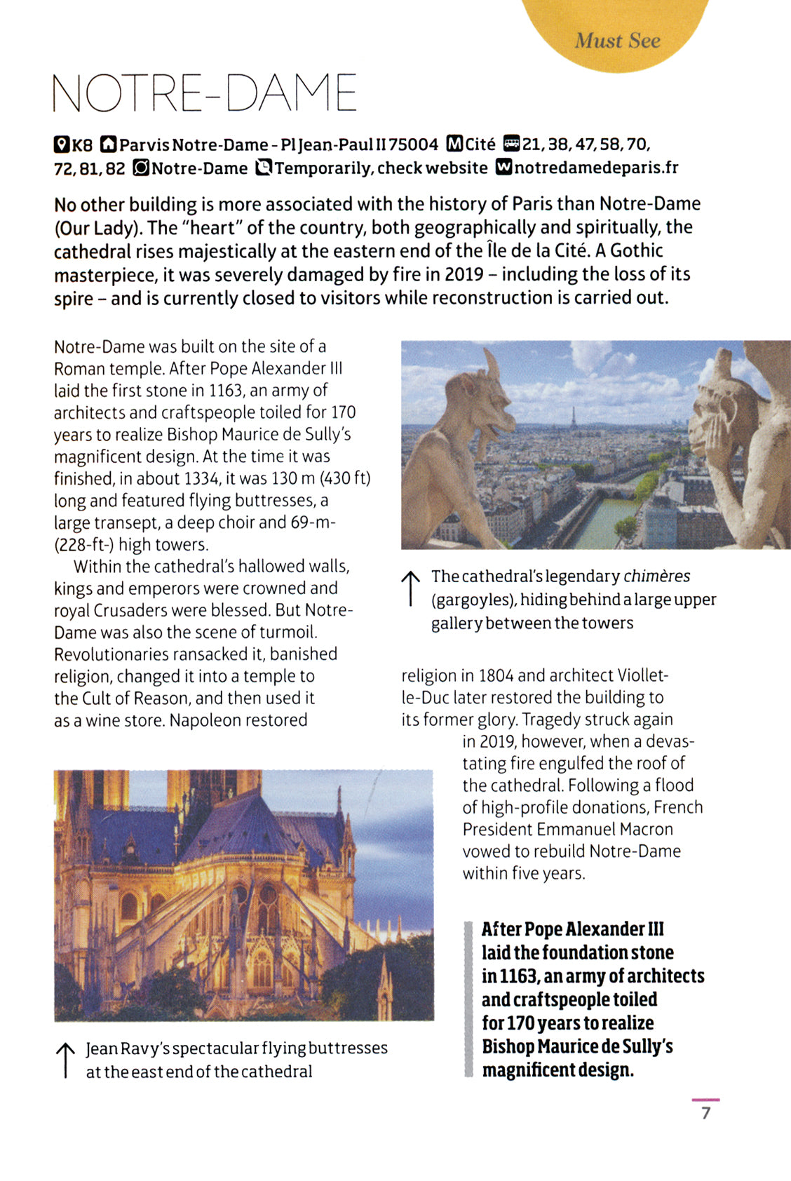 DK Eyewitness Paris Mini Map and Guide