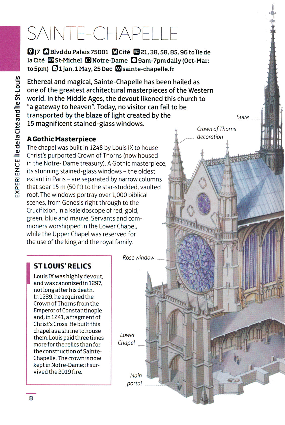 DK Eyewitness Paris Mini Map and Guide