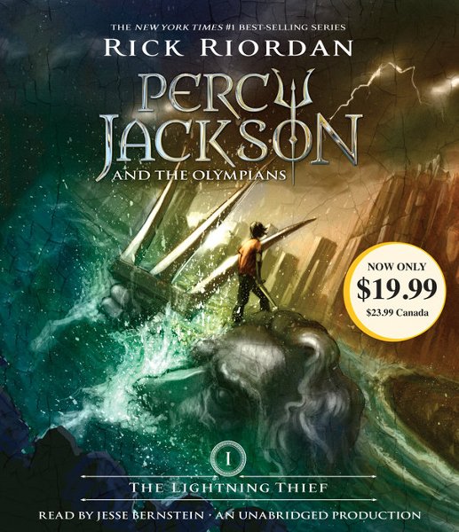 Percy Jackson and the Olympians, The Lightning Thief - Audiobook on CD