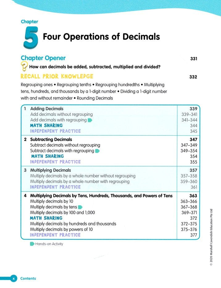 Math in Focus Student Edition Volume A Grade 5