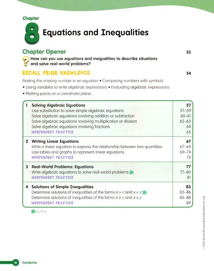 Math in Focus Student Edition Volume B Course 1 (Grade 6)