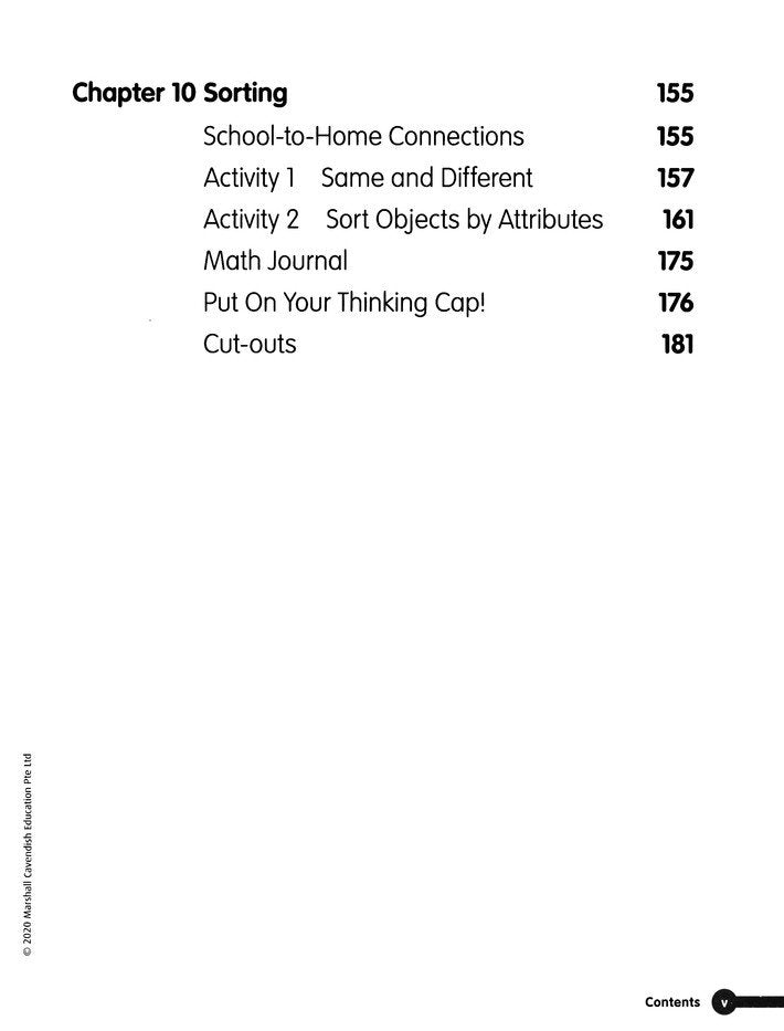 Math in Focus Extra Practice and Homework Volume B Grade K