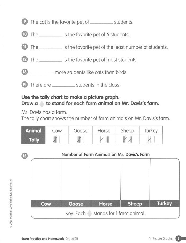 Math in Focus Extra Practice and Homework Volume B  Grade 2