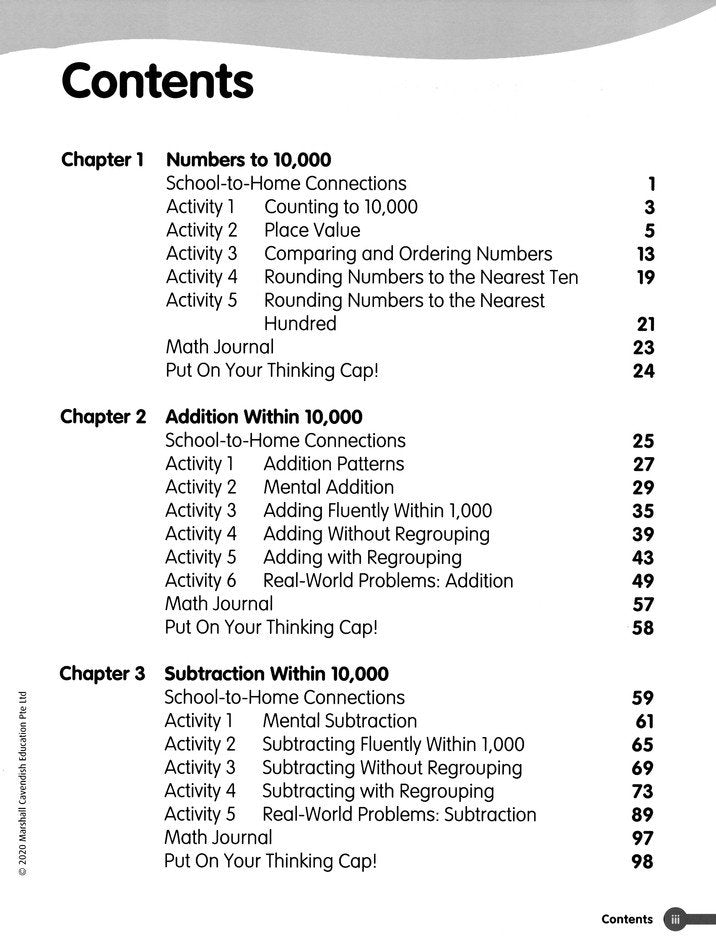 Math in Focus Extra Practice and Homework Volume A  Grade 3