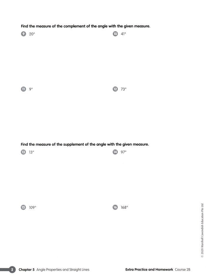 Math in Focus Extra Practice and Homework Volume B Course 2 (Grade 7)