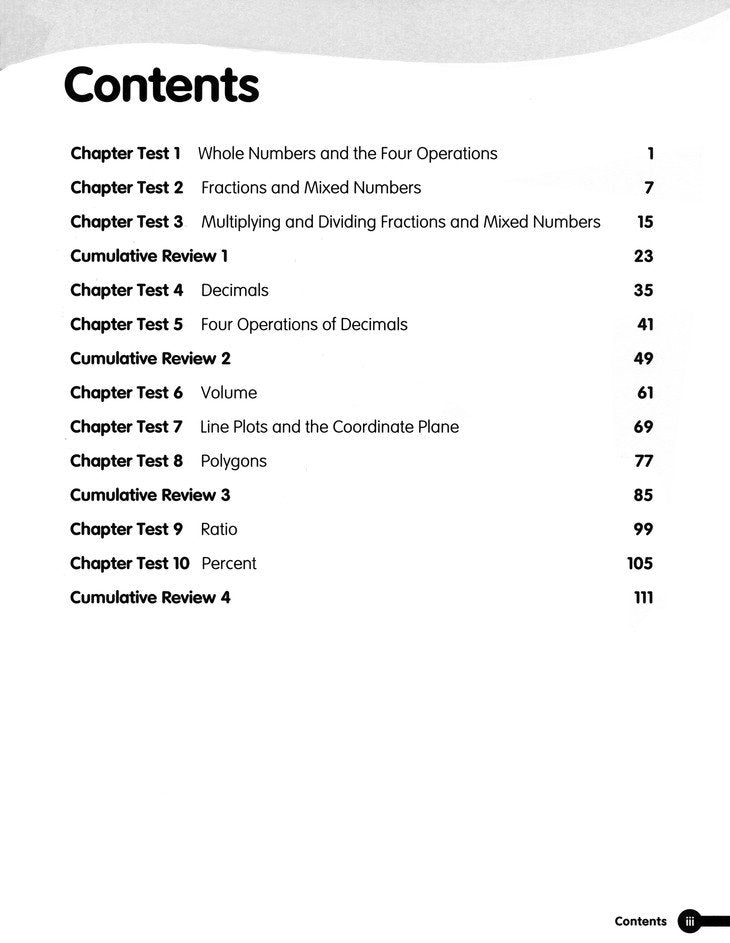 Math in Focus Assessment Guide Grade 5