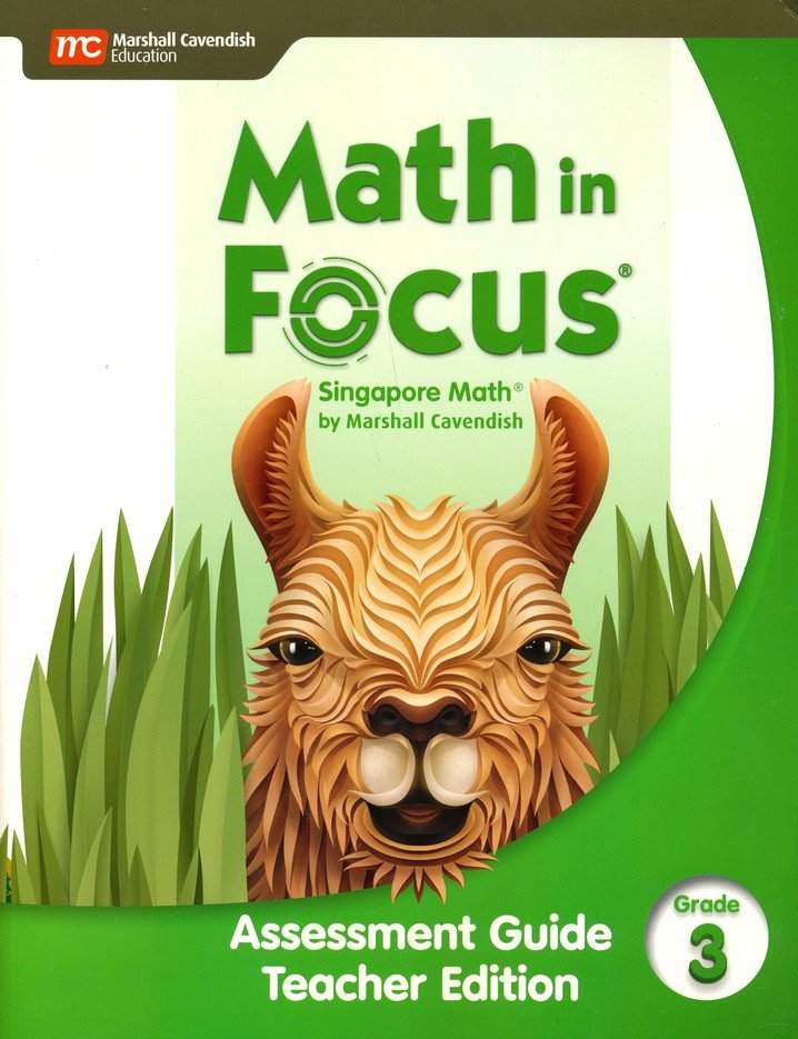 Math in Focus Assessment Guide Teacher Edition Grade 3