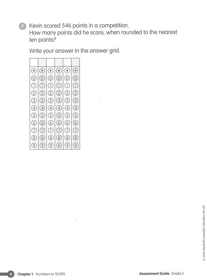 Math in Focus Assessment Guide Teacher Edition Grade 3