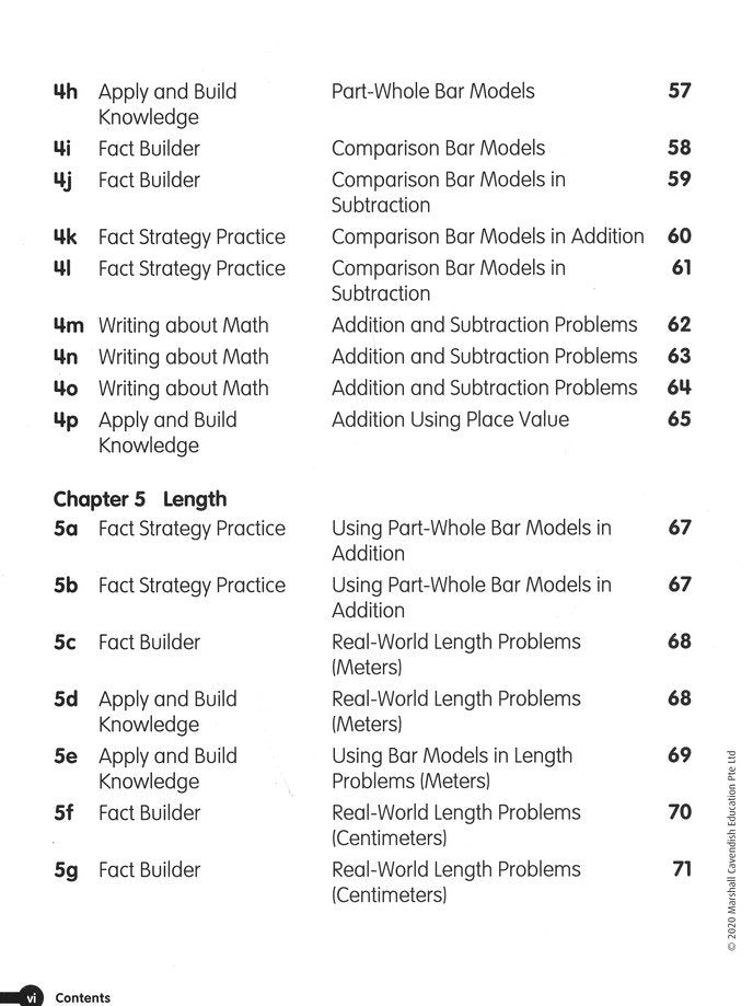 Math in Focus Singapore Math Fact Fluency Grade 2