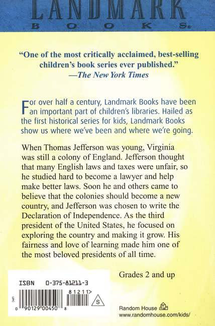 Landmark Books: Meet Thomas Jefferson