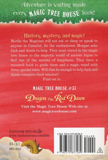 Magic Tree House #37: Dragon of the Red Dawn