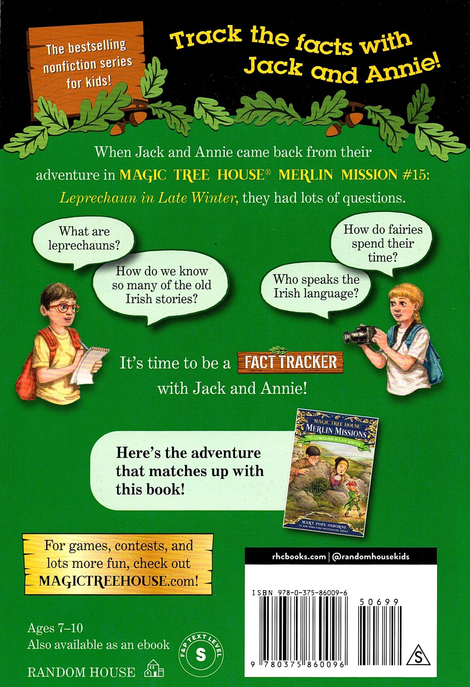 Magic Tree House Fact Tracker #21: Leprechauns and Irish Folklore