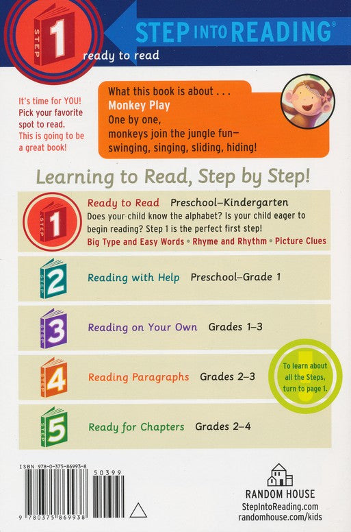 Step Into Reading, Level 1; Monkey Plan