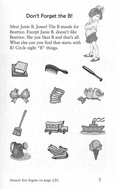 Junie B.'s These Puzzles Hurt My Brain Book